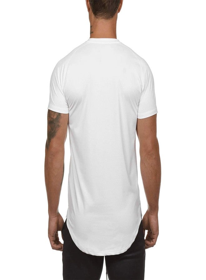 TEZO Mens Gym Workout Slim Fit Short Sleeve T-Shirt Cotton Performance Athletic Shirts Running Fitness Tee Loungewear(SOWTBK M) - Image 3